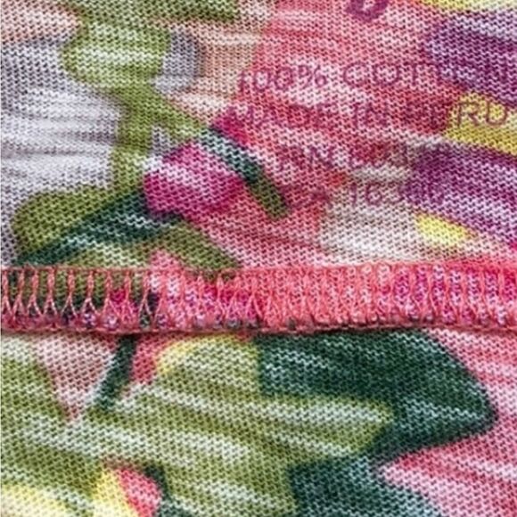 Lucky Brand Tropical Palm Trees Flowy Tunic - Picture 5 of 7